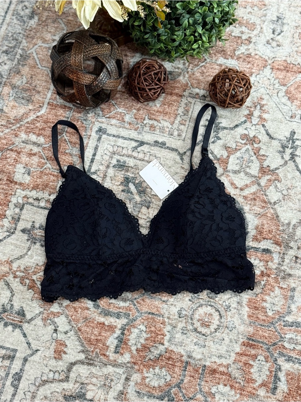 Lace Bralette - Black Women's Intimates